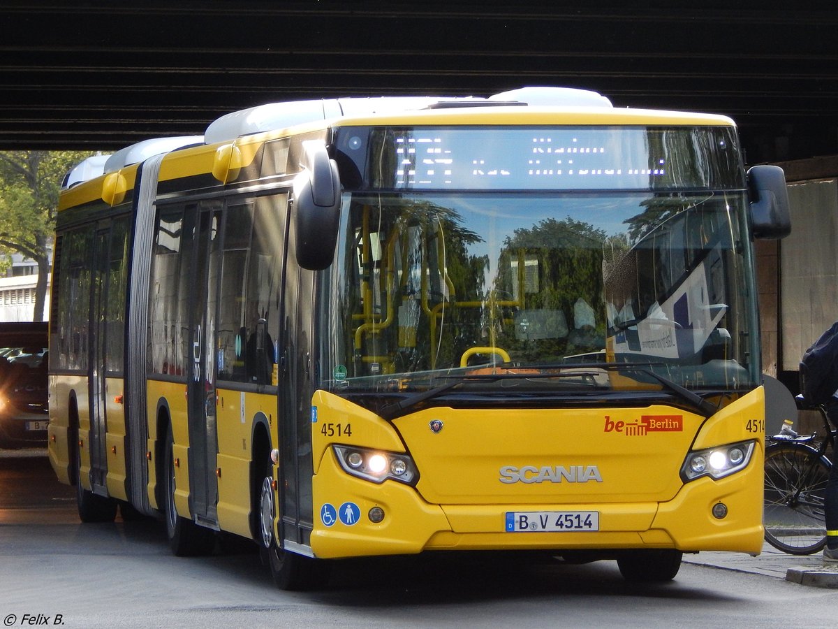 Scania Citywide der BVG in Berlin.