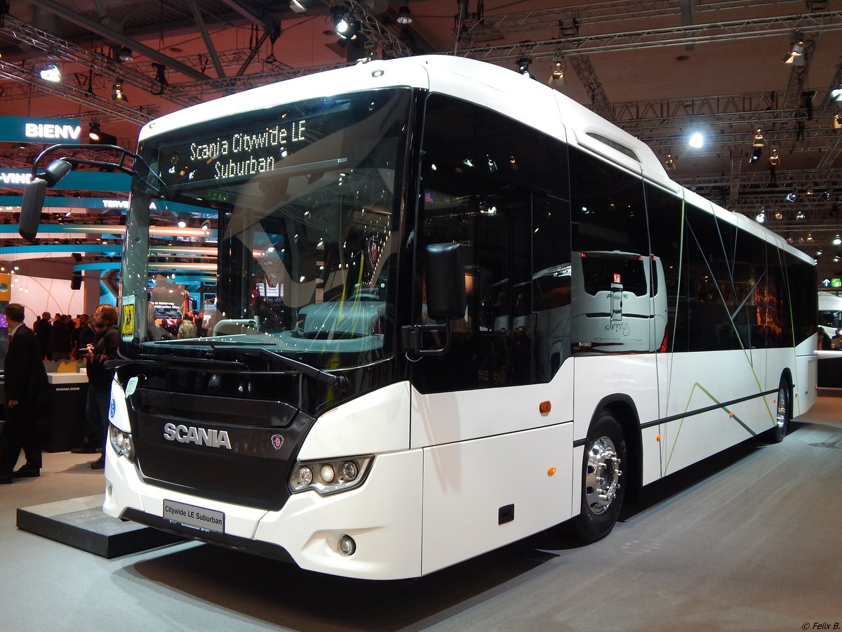 Scania Citywide Suburban Vorführwagen in Hannover auf der IAA.