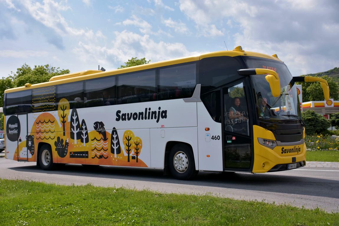 Scania Interlink Bus von Mikkeli.fi in Krems.