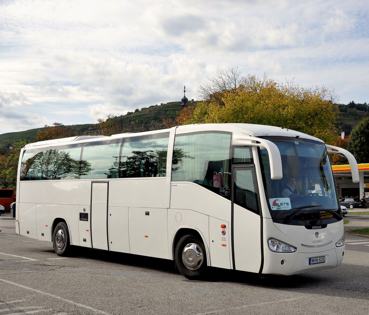 SCANIA IRIZAR aus Ungarn im September 2013 in Krems.