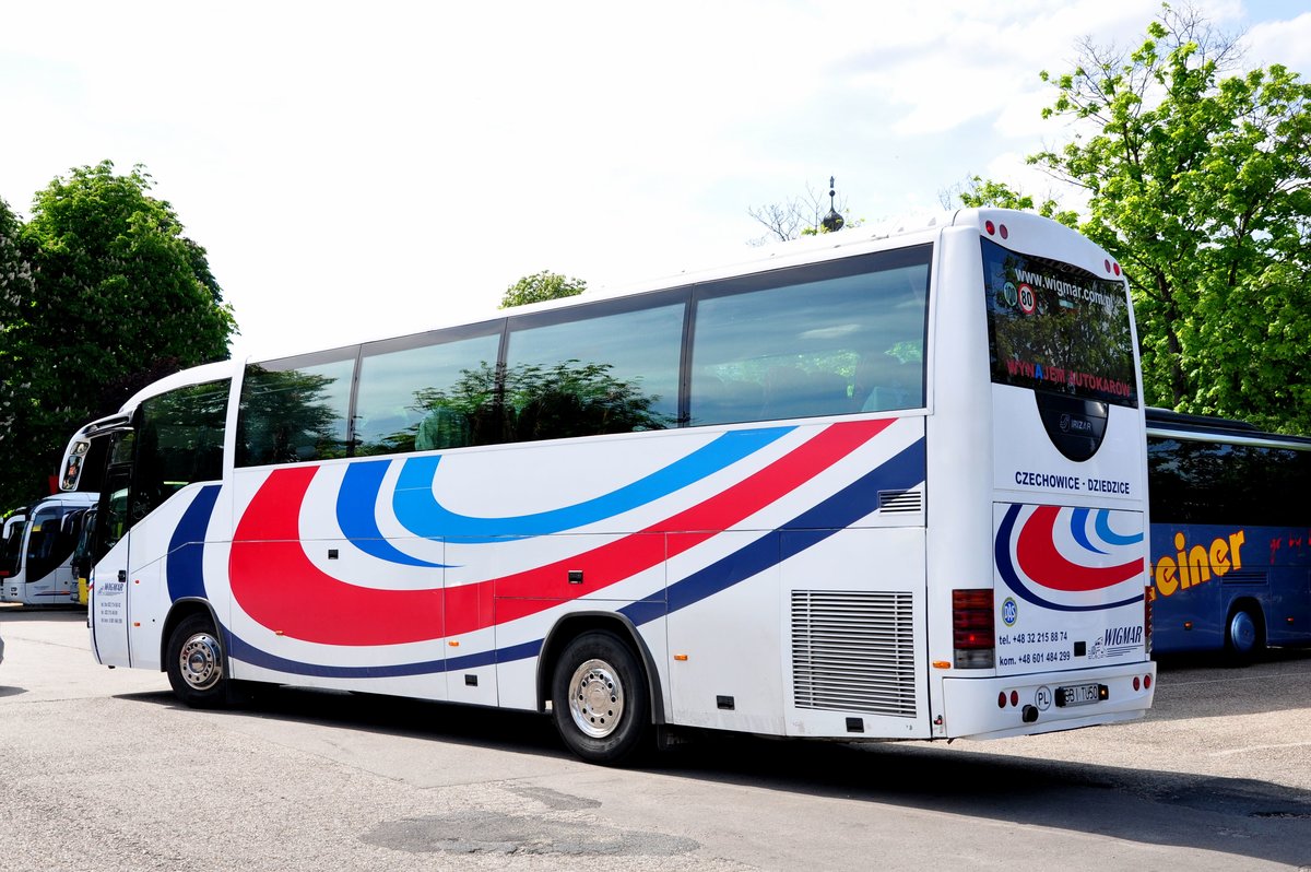 Scania Irizar von Wigmar aus PL in Krems gesehen.