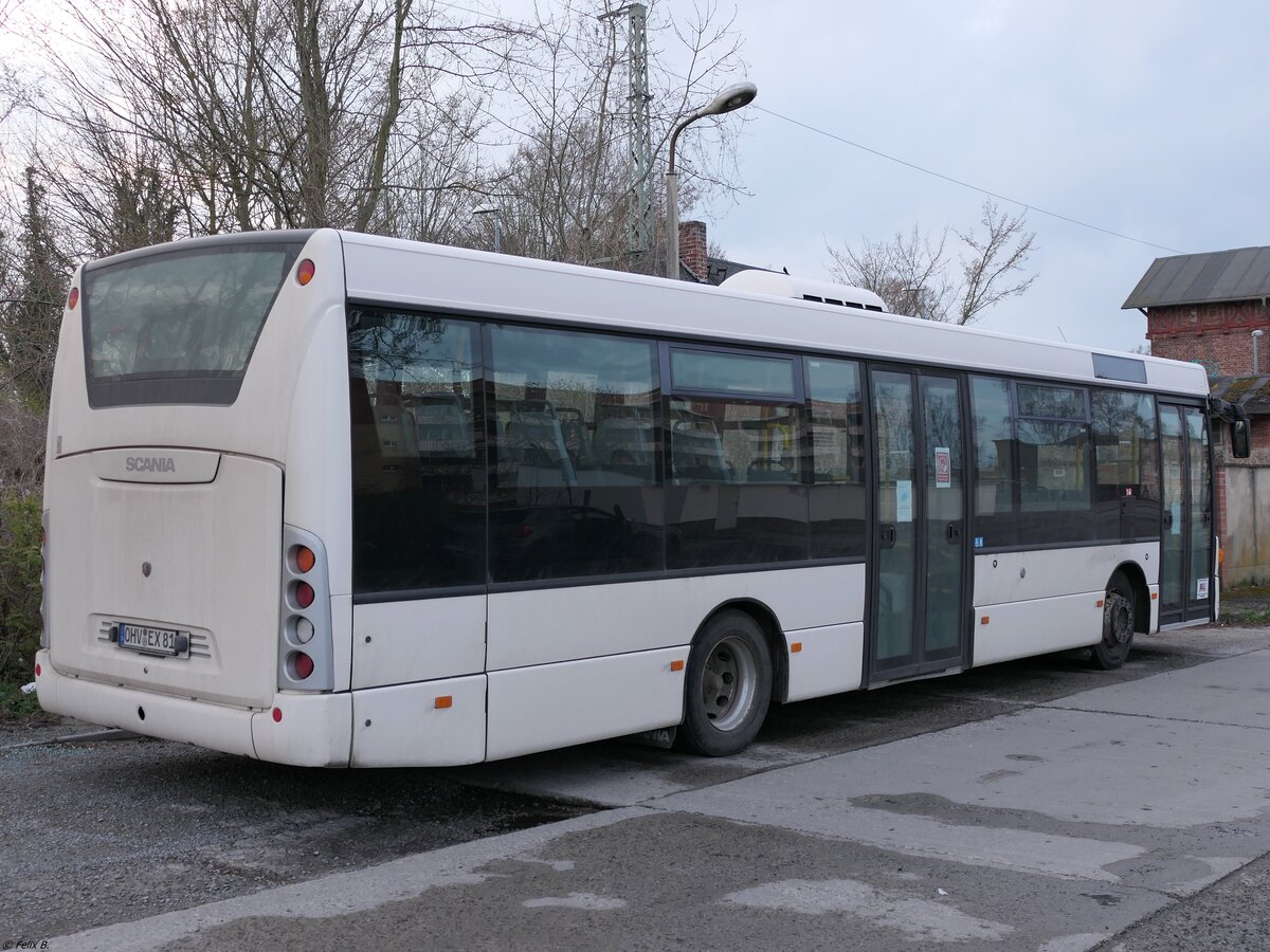 Scania OmniLink von Oberhavel Bus Express aus Deutschland (ex Norddeutsche Verkehrsbetriebe - NF-CB 928; exex Ahrweiler Verkehrs GmbH - AW-TD 1002) in Altentreptow.