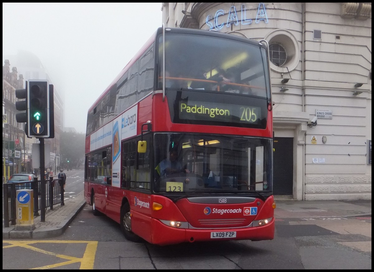 Scania OmniLink von Stagecoach in London.