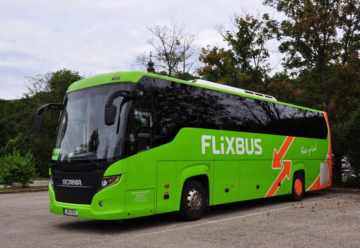 Scania Touring von Horst Strobl - Flixbus aus der BRD in Krems gesehen.