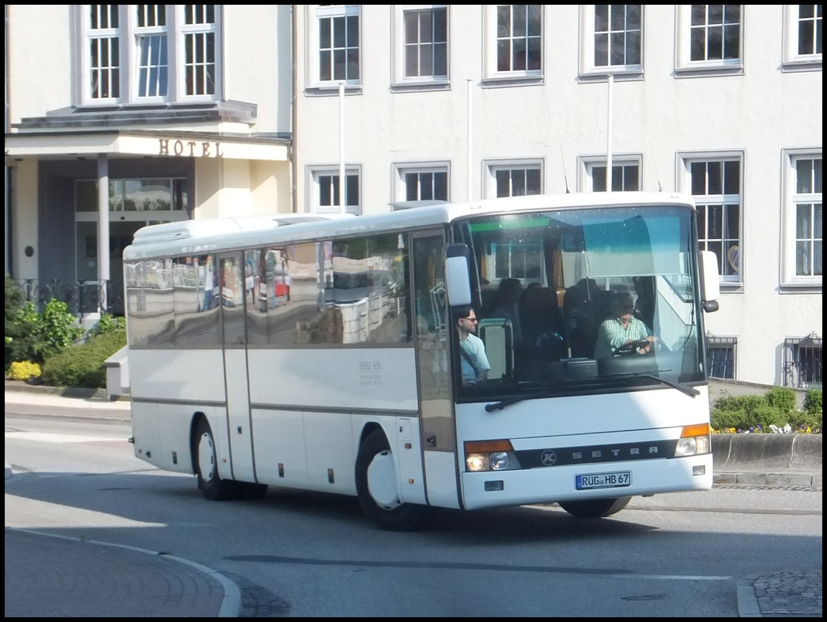 Setra 315 H von Heike Bös aus Deutschland in Sassnitz.