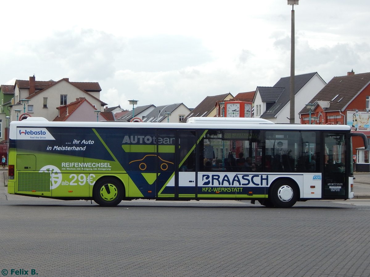 Setra 315 NF von Braasch Reisen aus Deutschland in Neubrandenburg.