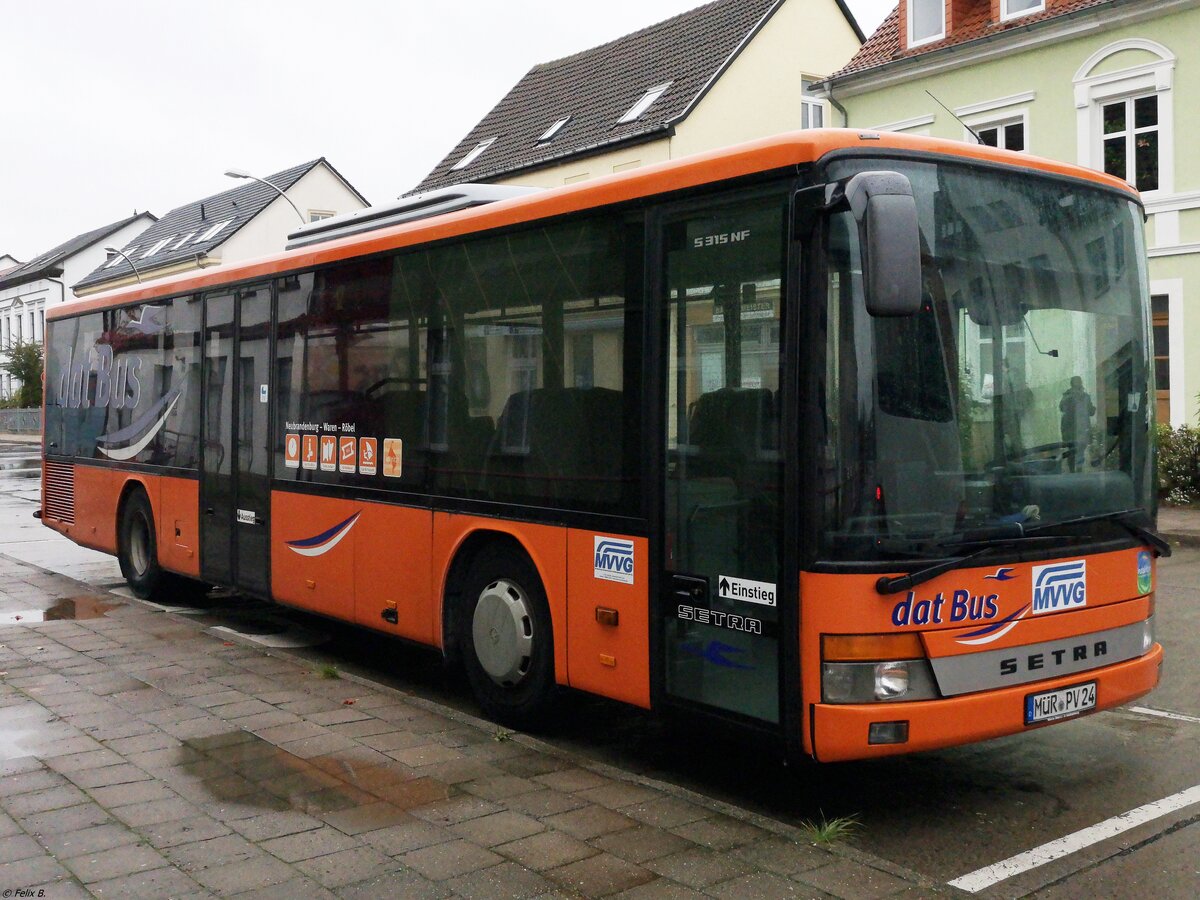 Setra 315 NF der MVVG in Neubrandenburg. 