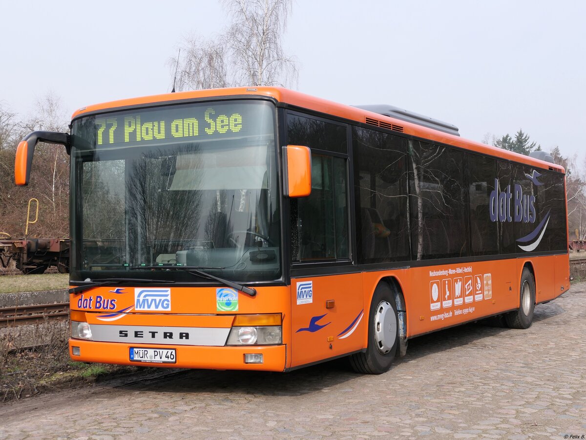 Setra 315 NF der MVVG in Plau am See.