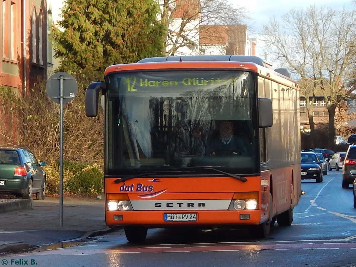 Setra 315 NF der PVM Waren in Neubrandenburg.