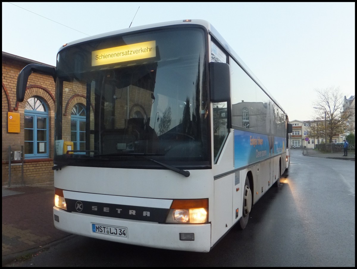 Setra 315 UL von Becker-Strelitz Reisen aus Deutschland in Bergen.