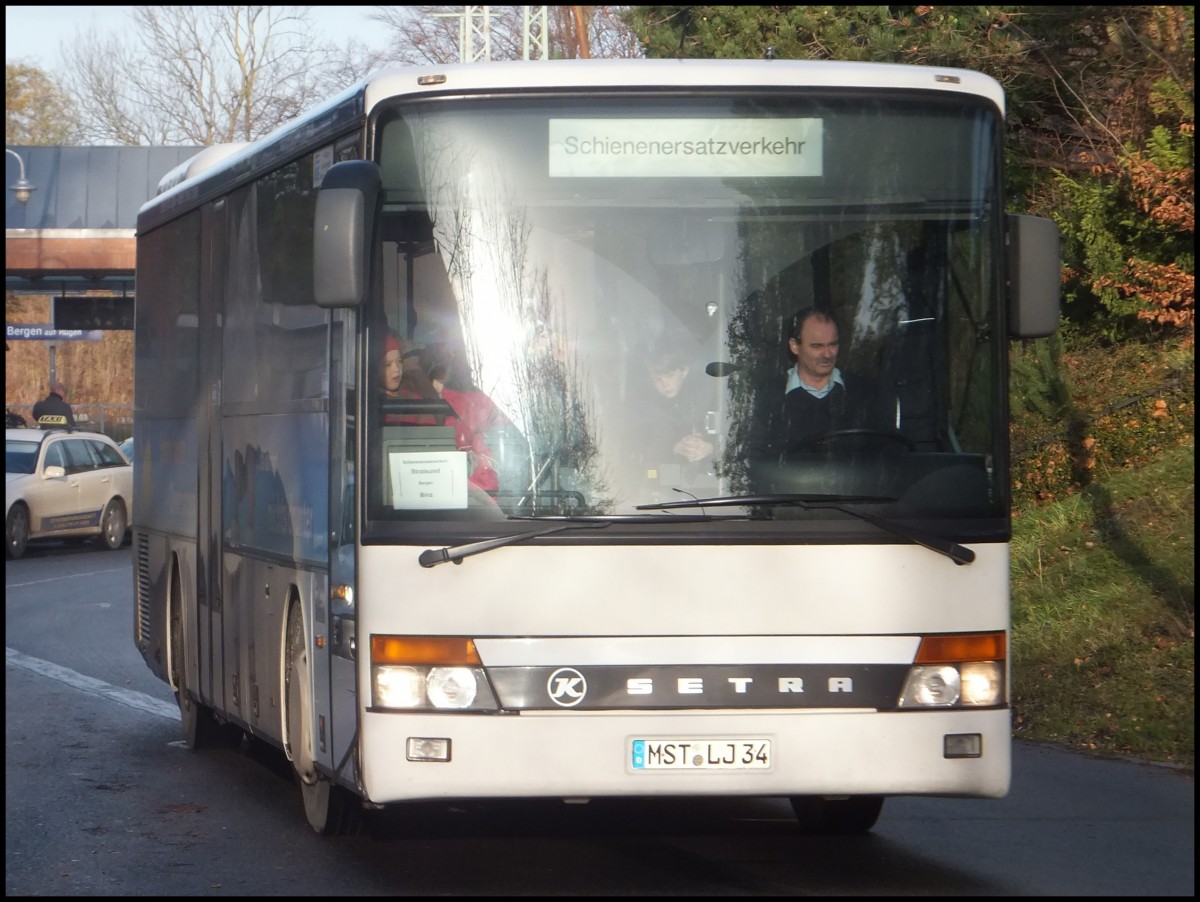 Setra 315 UL von Becker-Strelitz Reisen aus Deutschland in Bergen.