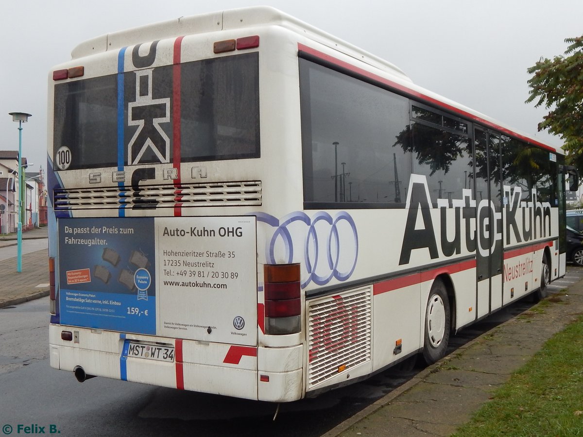 Setra 315 UL von Becker-Strelitz-Reisen aus Deutschland in Neubrandenburg.