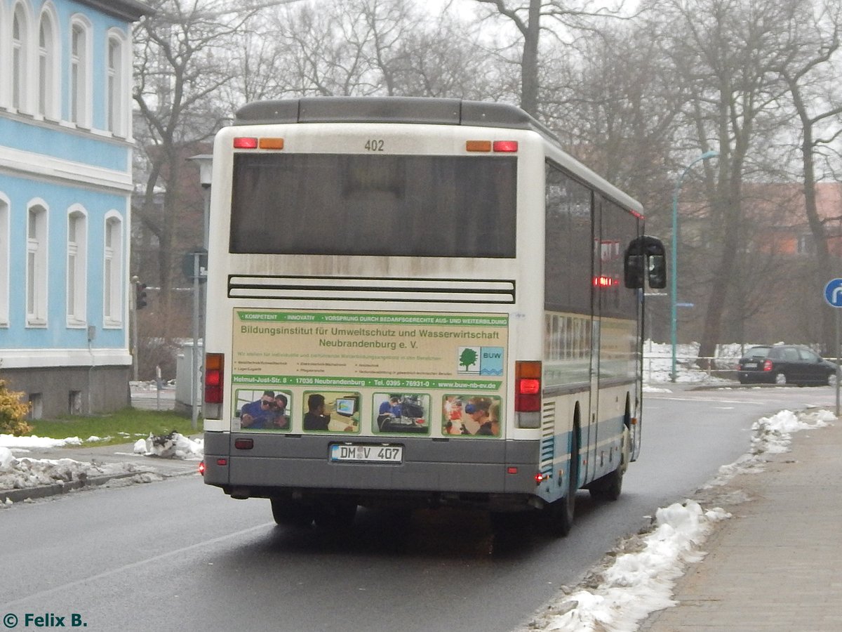 Setra 315 UL der MVVG in Neubrandenburg.