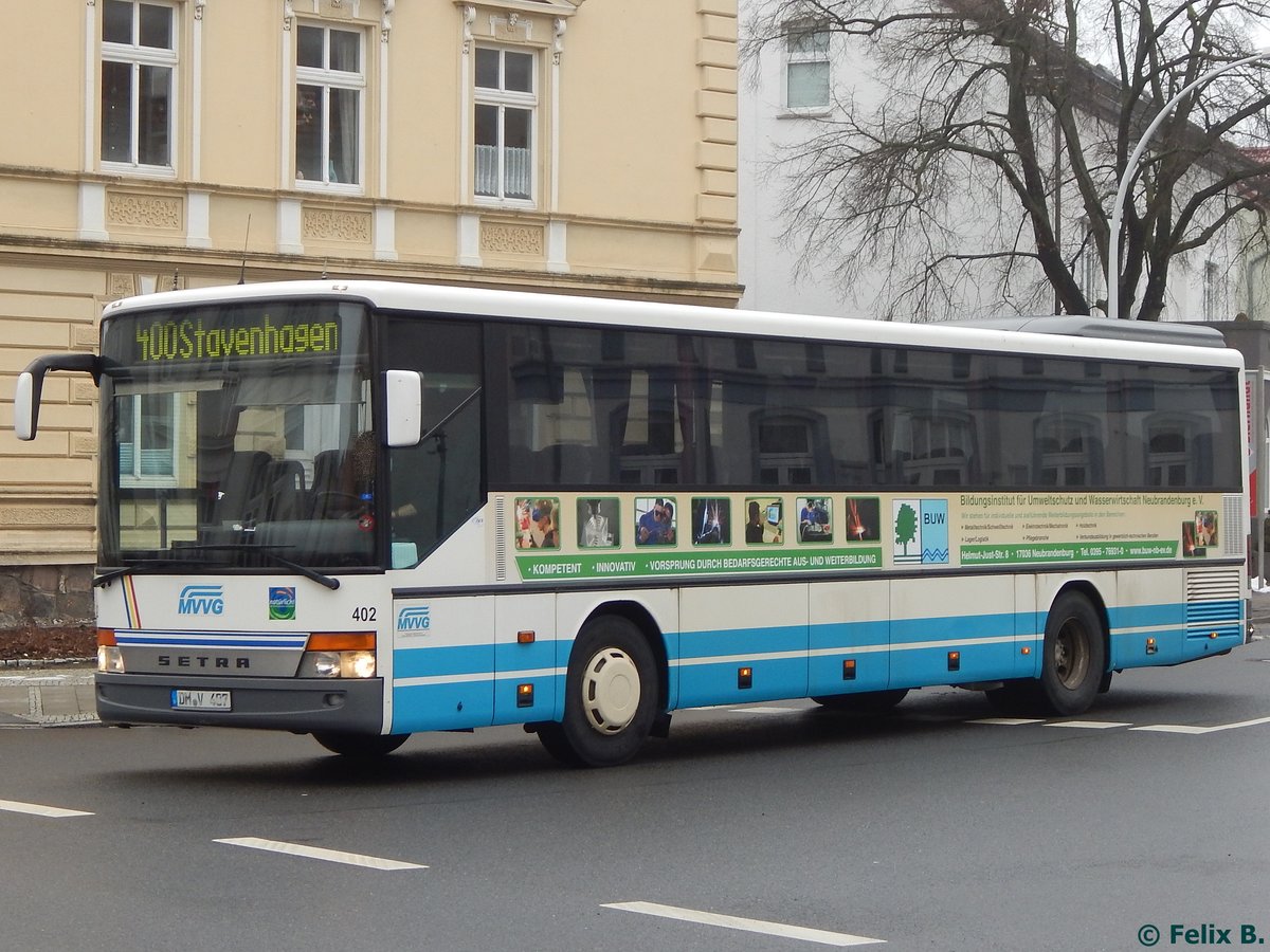 Setra 315 UL der MVVG in Neubrandenburg.