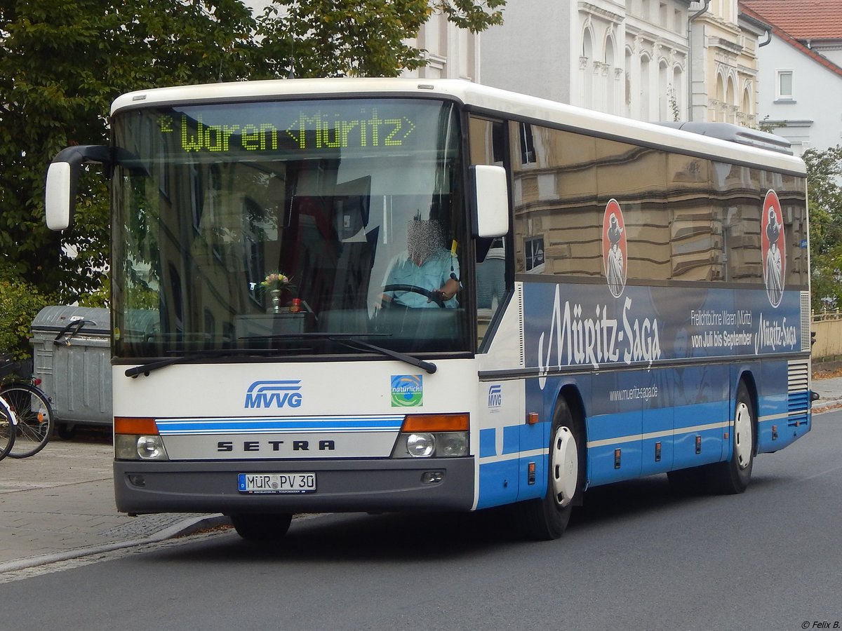 Setra 315 UL der MVVG in Neubrandenburg.