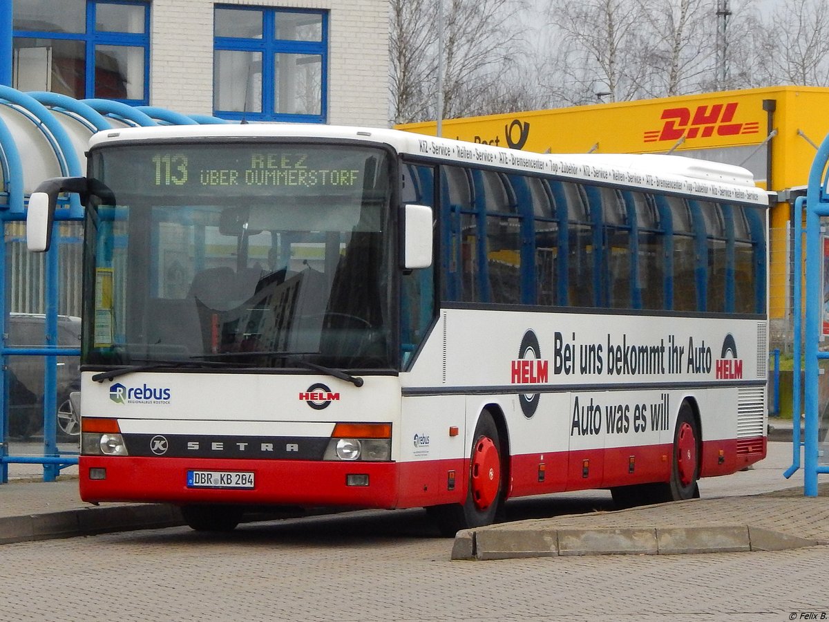 Setra 315 UL von Regionalbus Rostock in Rostock.