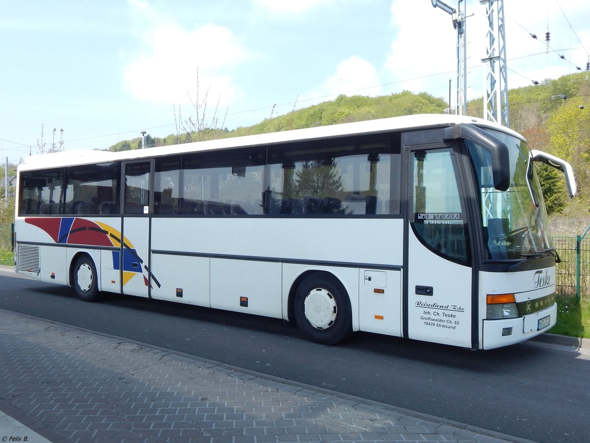 Setra 315 UL vom Reisedienst Teske aus Deutschland in Sassnitz. 