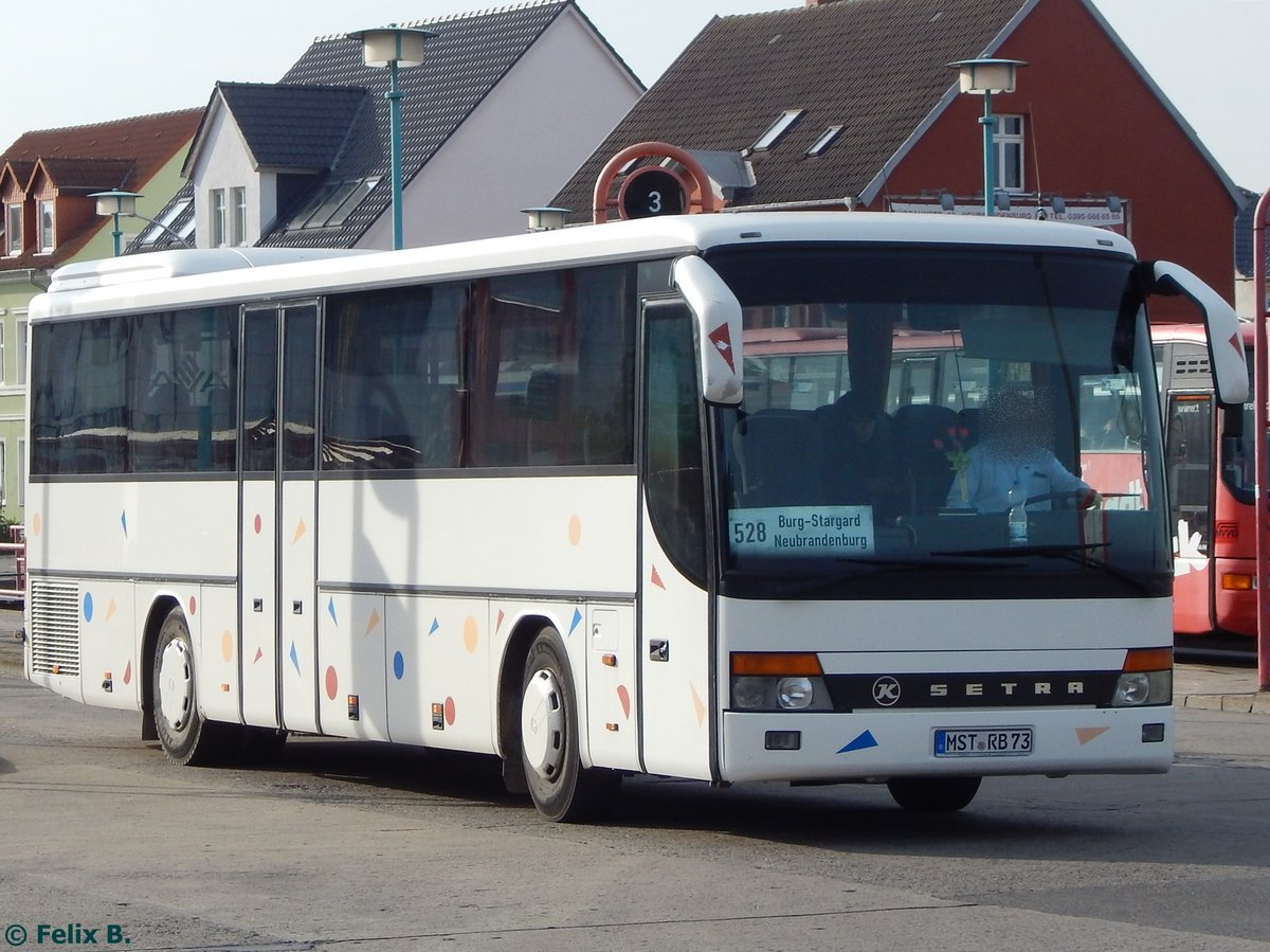 Setra 315 UL von Rohloff aus Deutschland in Neubrandenburg.