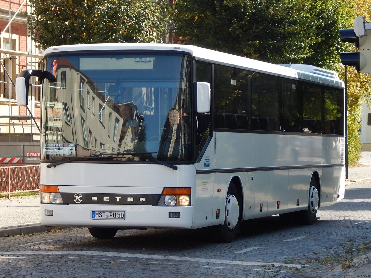 Setra 315 UL von Unger aus Deutschland in Neustrelitz.