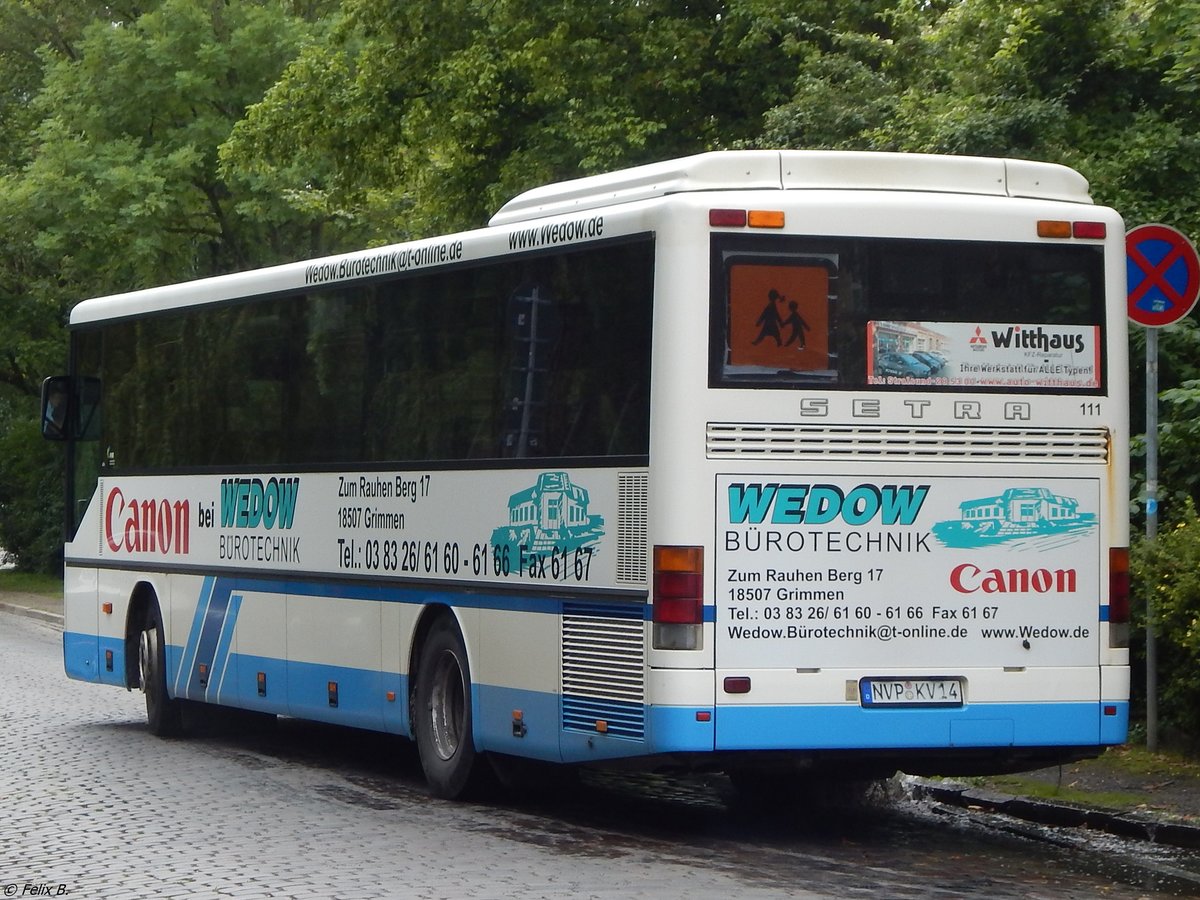 Setra 315 UL der VVR in Stralsund.