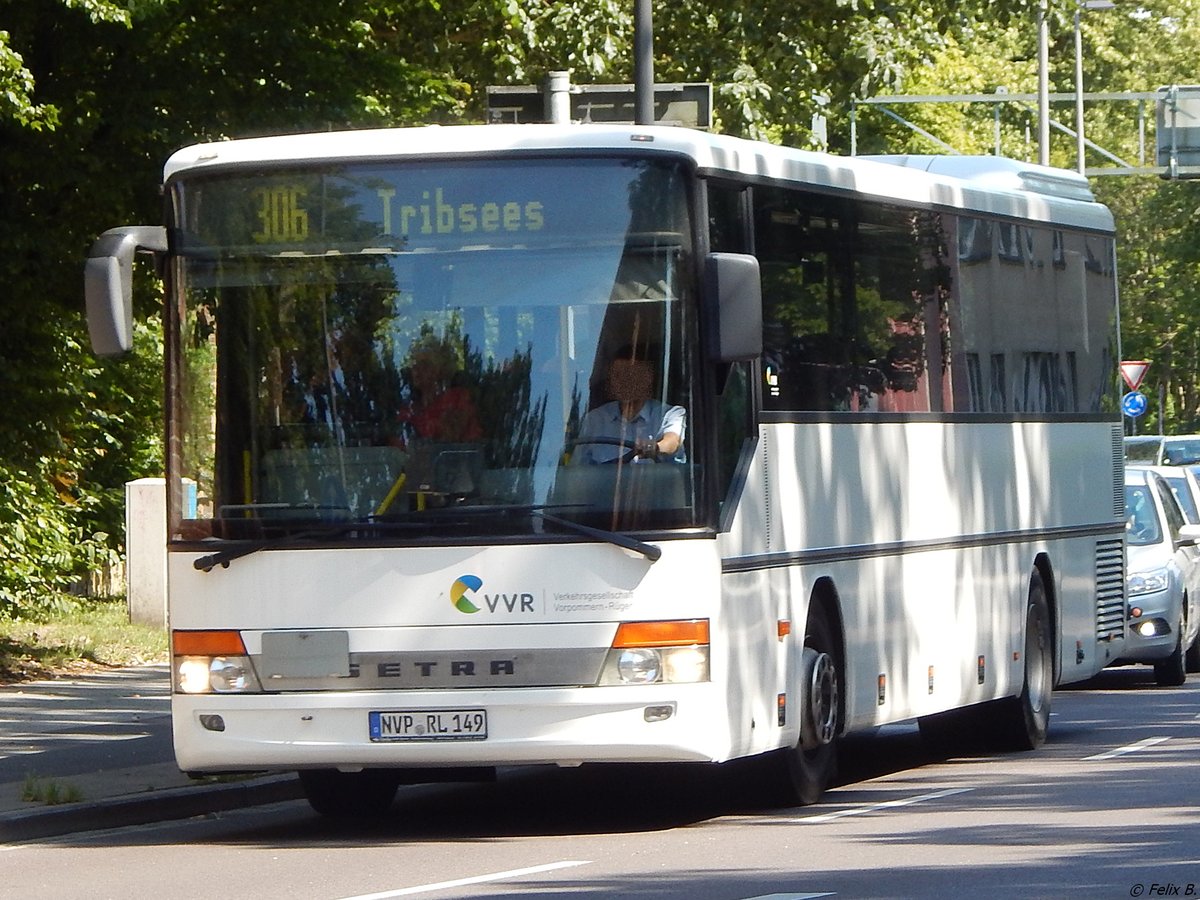 Setra 315 UL der VVR in Stralsund.