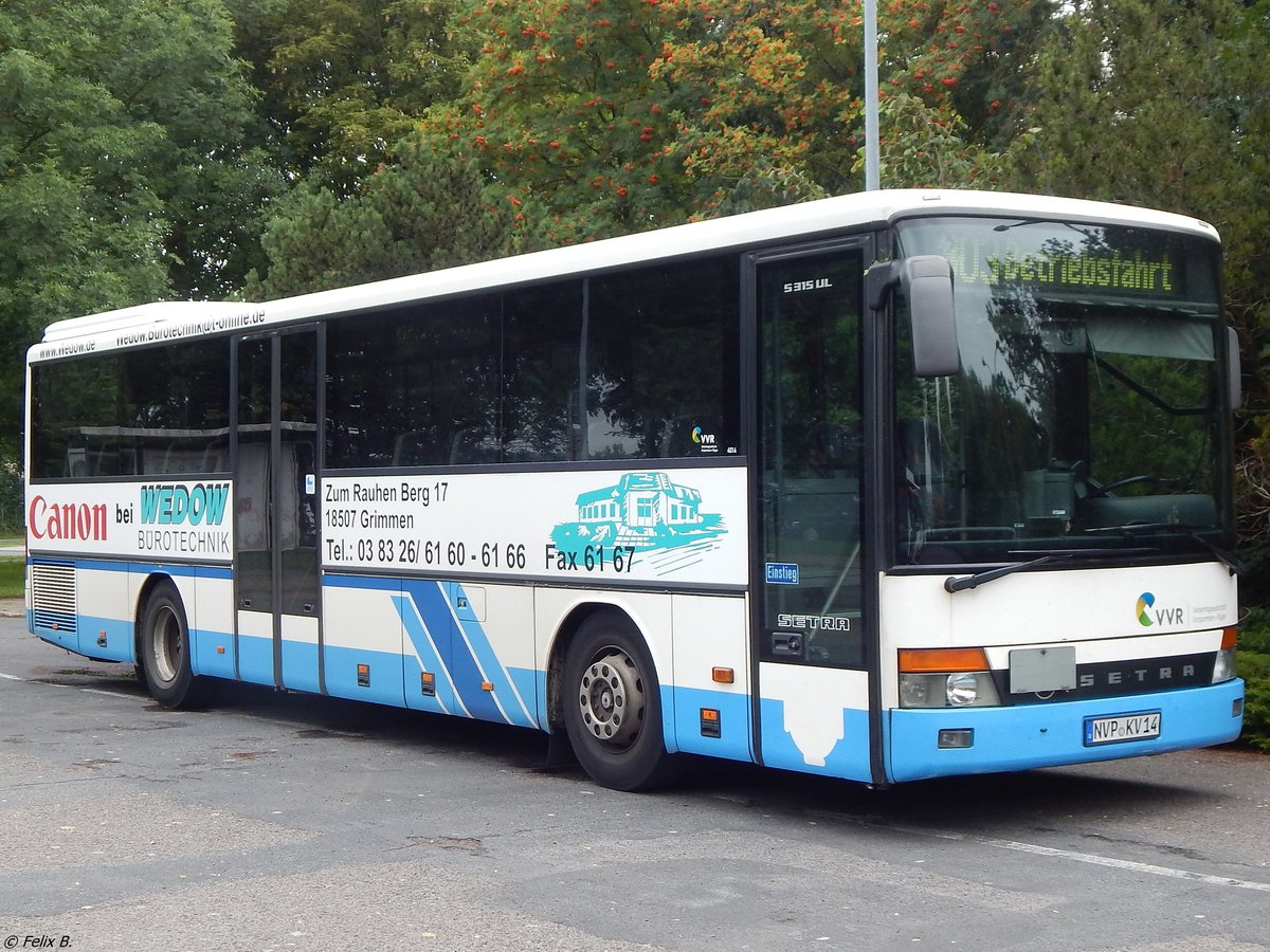 Setra 315 UL der VVR in Stralsund.