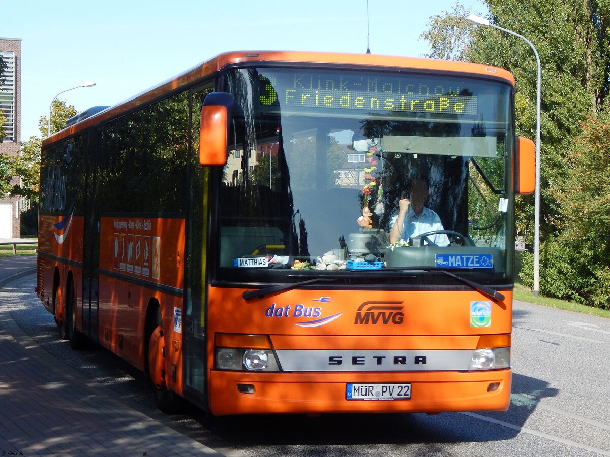 Setra 317 UL der MVVG in Waren.