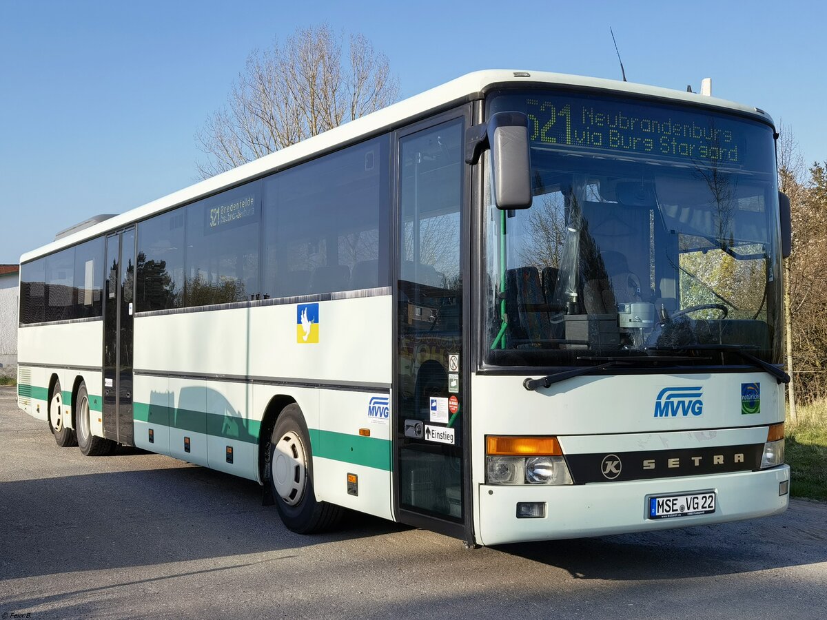 Setra 319 UL der MVVG in Bredenfelde.