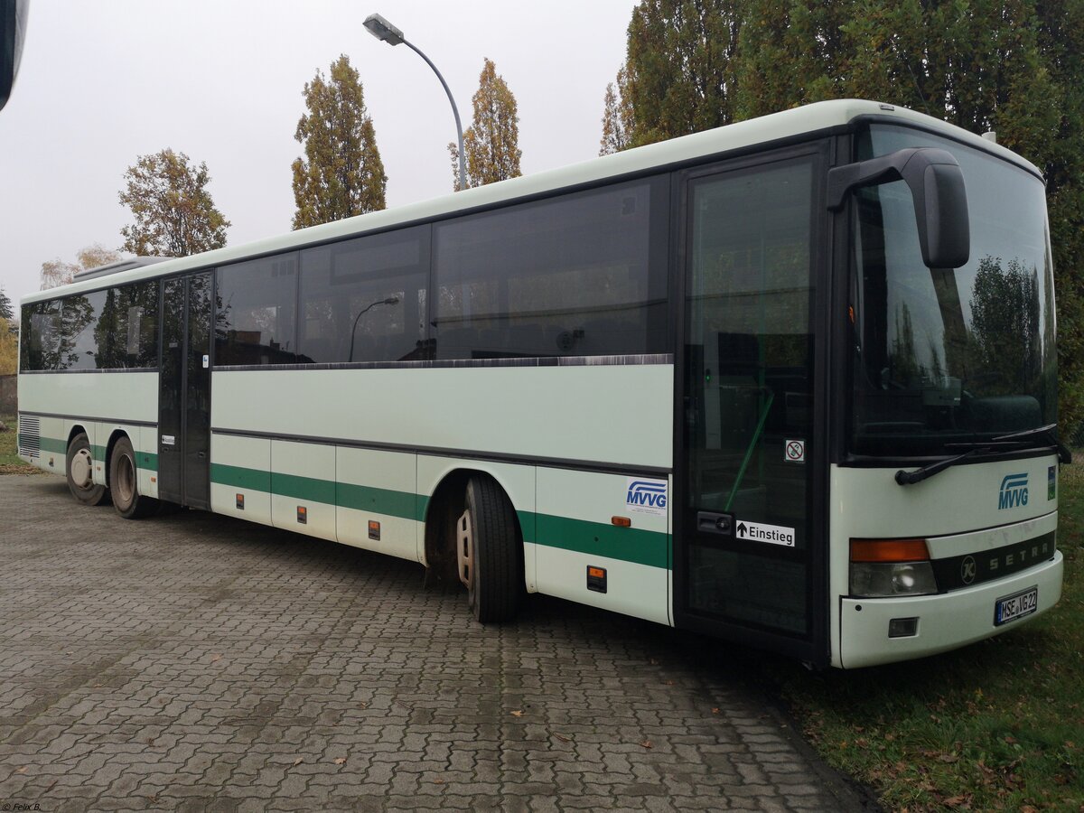 Setra 319 UL der MVVG (ex Nahverkehr GmbH Elbe-Elster/EE-N 231) in Friedland.