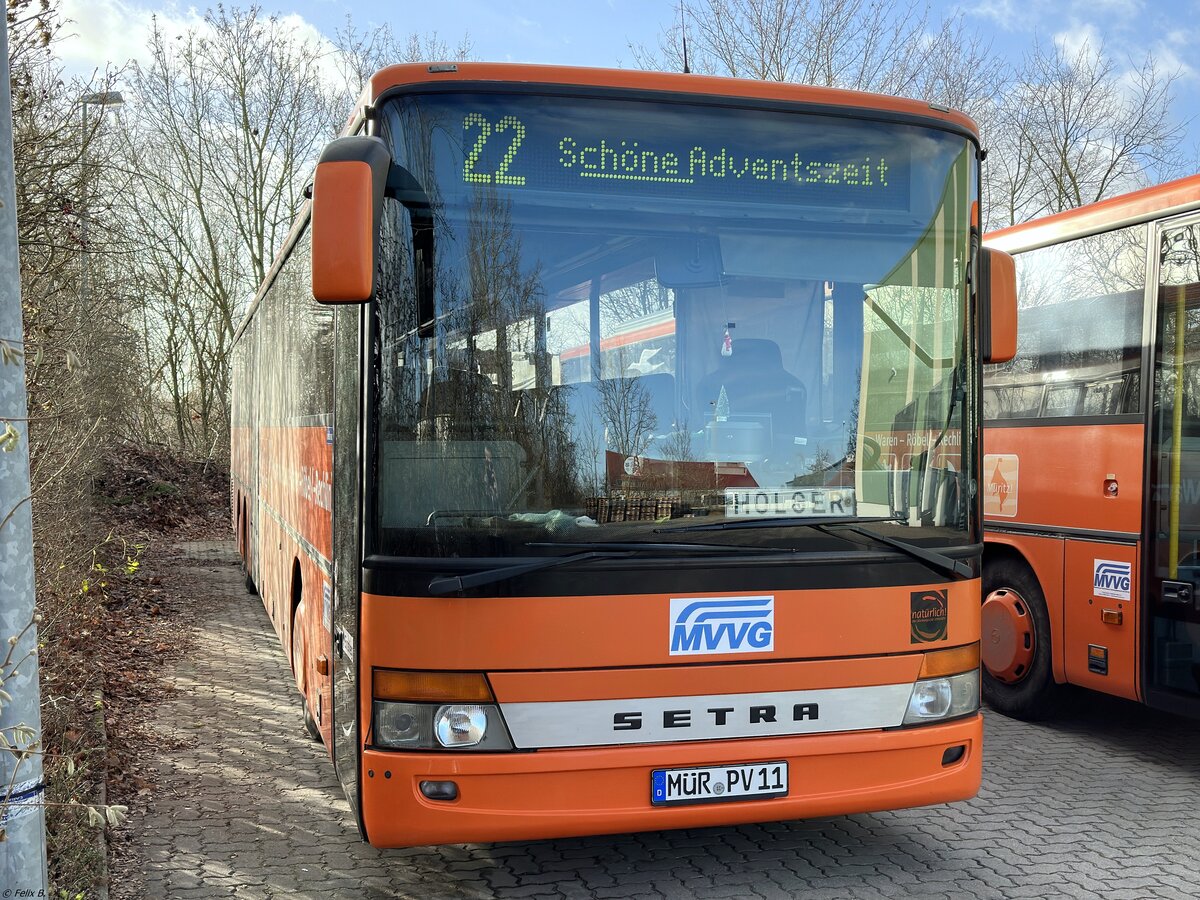 Setra 319 UL der MVVG in Malchow.