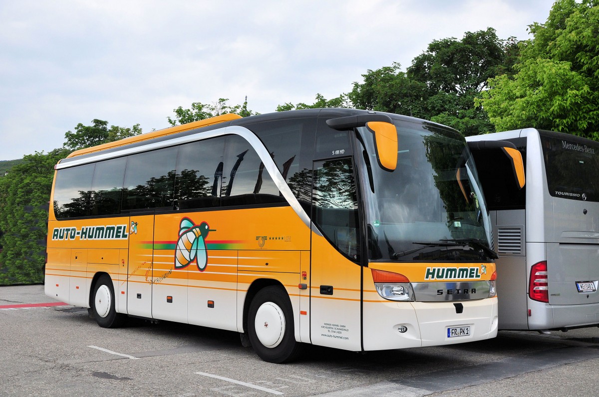 SETRA 411 HD von Auto Hummel / BRD am 25.5.2013 in Krems an der Donau.