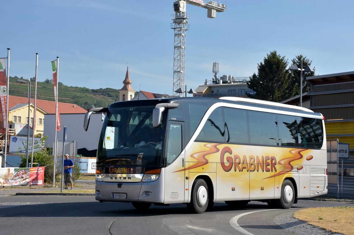 Setra 411 HD von GRABNER Reisen aus Niedersterreich 06/2017 in Krems.