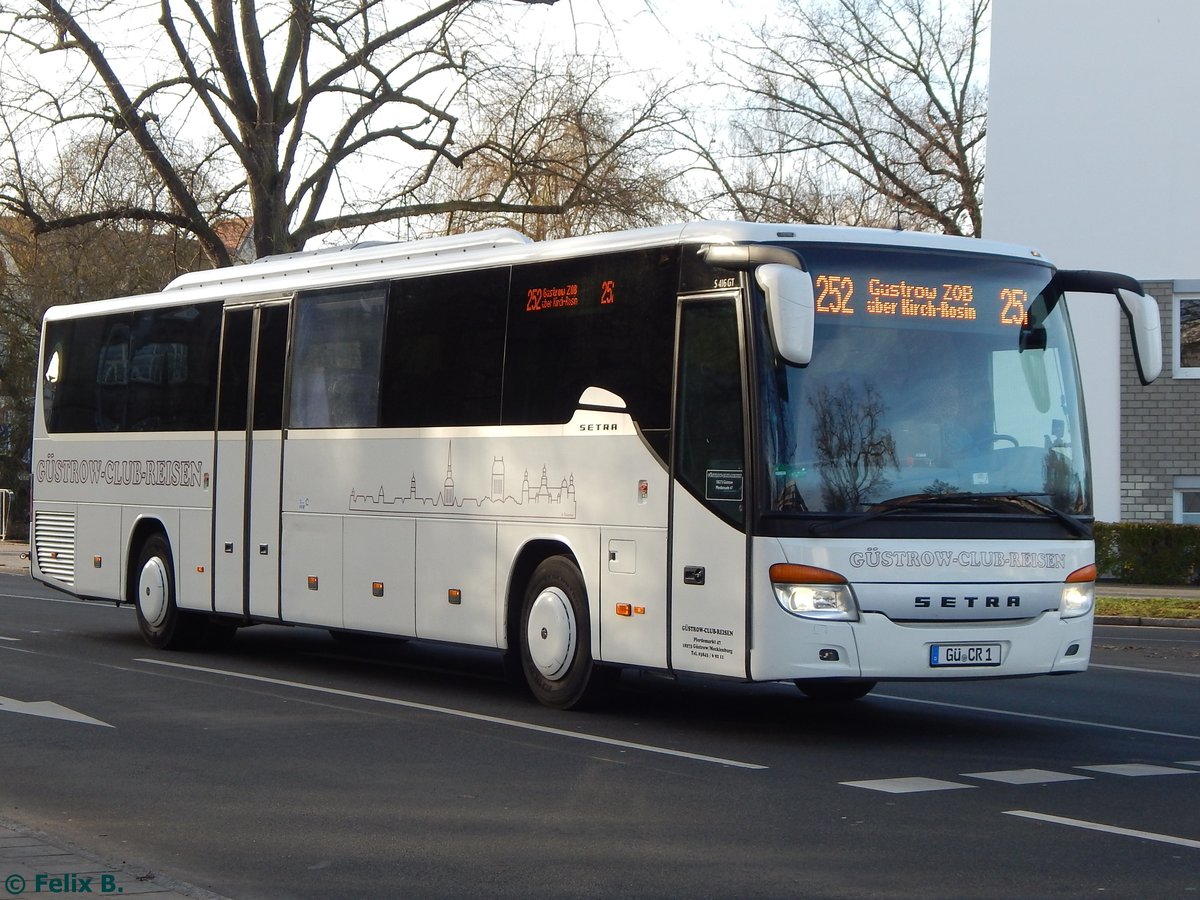 Setra 415 GT von Güstrow-Club-Reisen aus Deutschland in Güstrow.