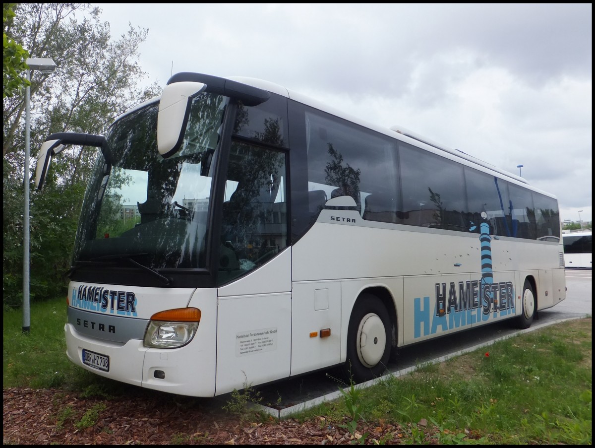 Setra 415 GT von Hameister aus Deutschland in Rostock.