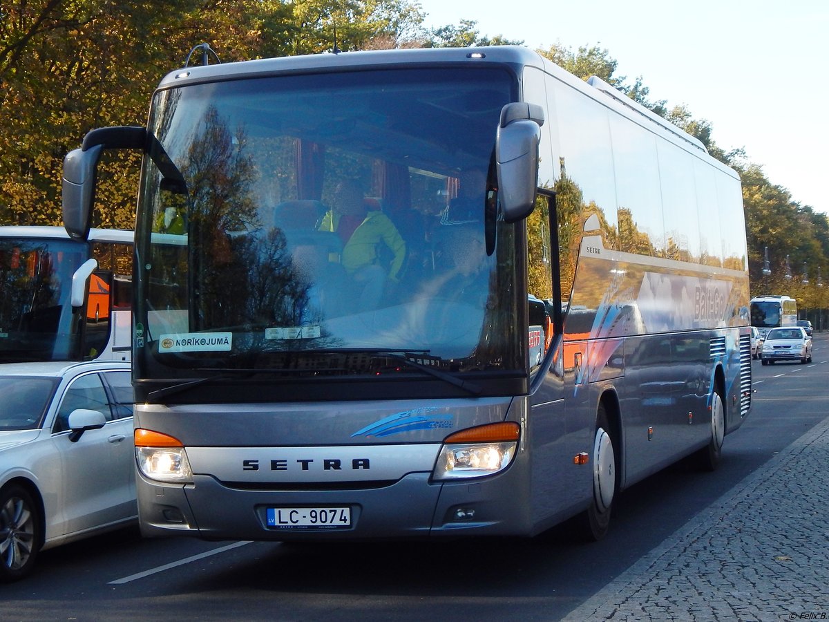 Setra 415 GT-HD von Balt-Go aus Lettland in Berlin.