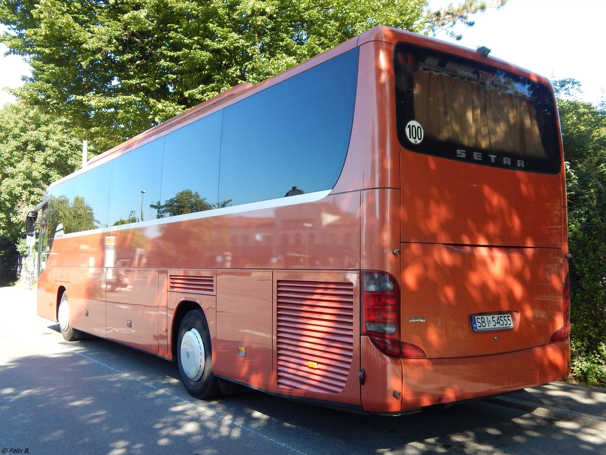 Setra 415 GT-HD von Inter-Trans aus Polen in Tbingen.