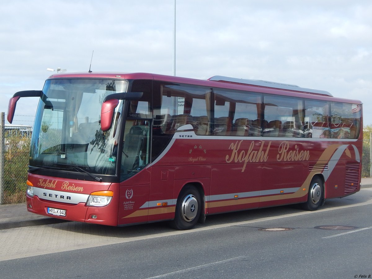 Setra 415 GT-HD von Kofahl Reisen aus Deutschland in Waren.