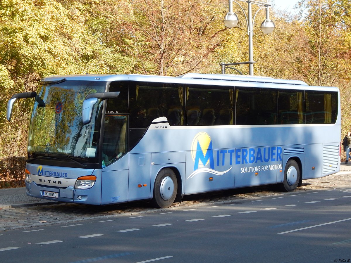 Setra 415 GT-HD von Mitterbauer aus Österreich in Berlin.