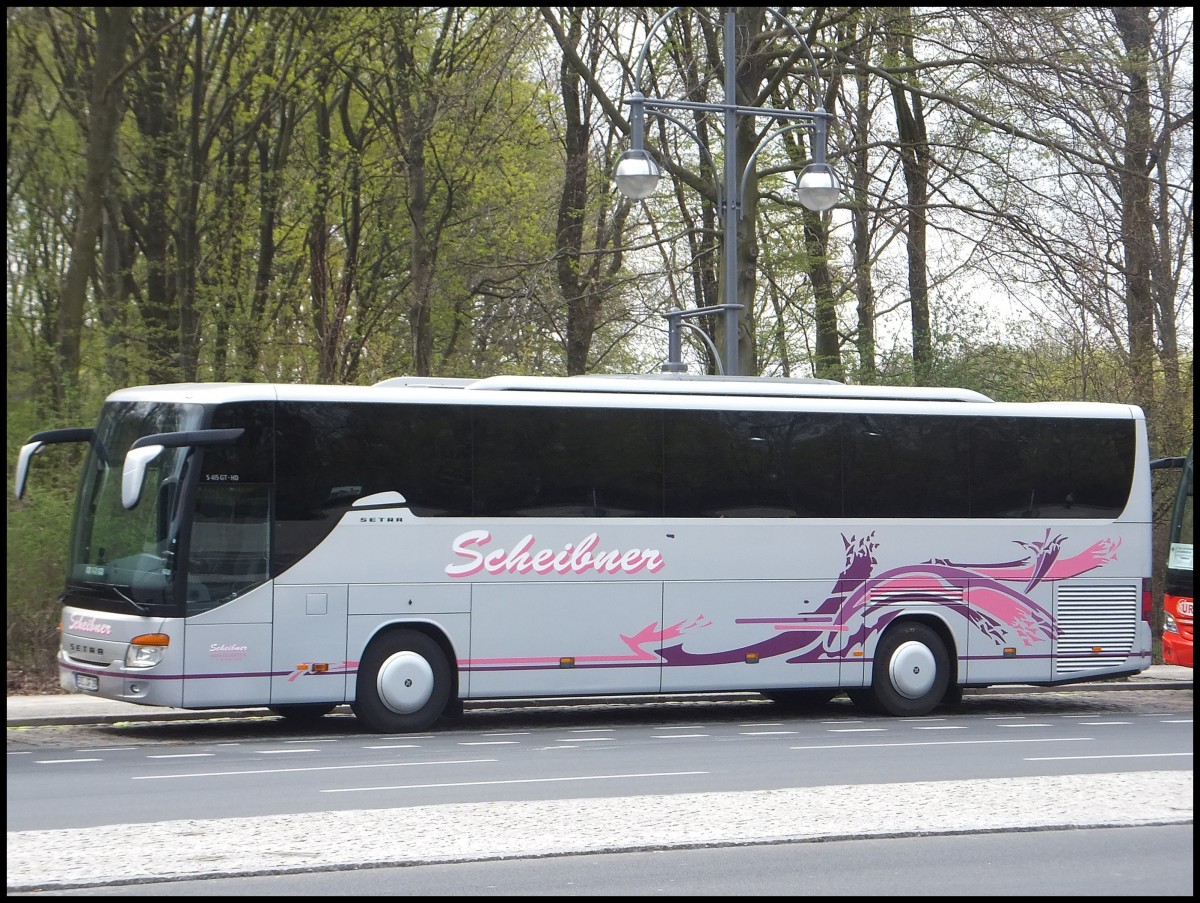 Setra 415 GT-HD von Scheibner aus Deutschland in Berlin.