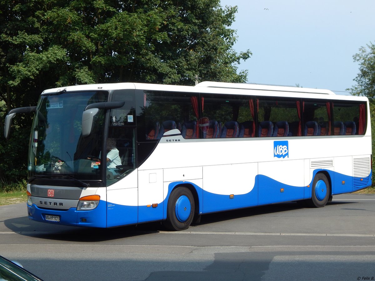 Setra 415 GT-HD von der Usedomer Bäderbahn in Stralsund.