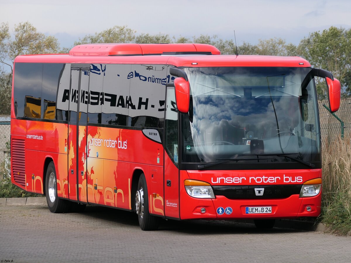 Setra 415 H von URB aus Deutschland in Ueckermünde.