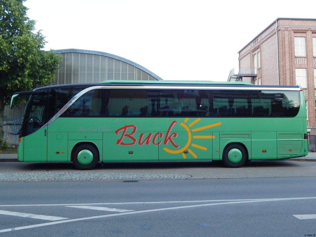 Setra 415 HD von Buck's Reisen aus Deutschland in Neubrandenburg. 