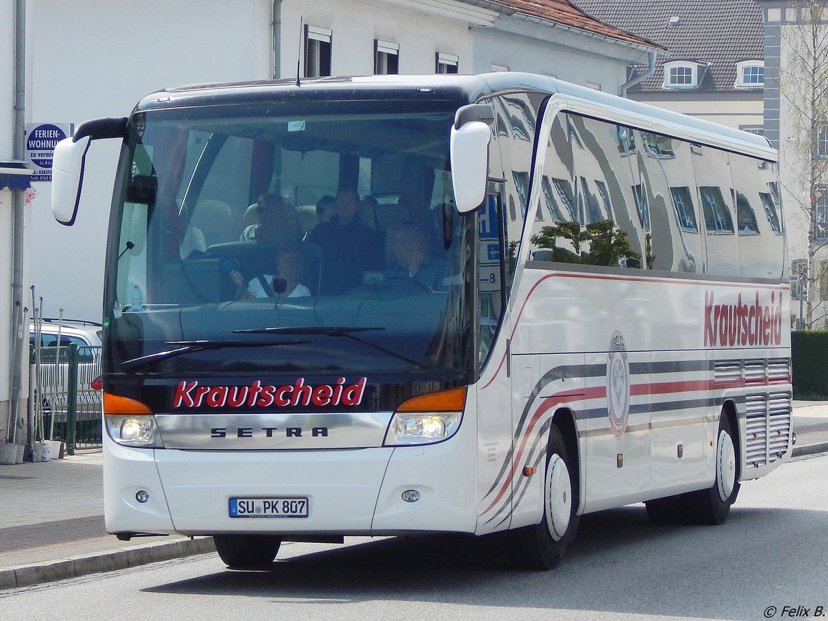 Setra 415 HD von Krautscheid aus Deutschland in Sassnitz.