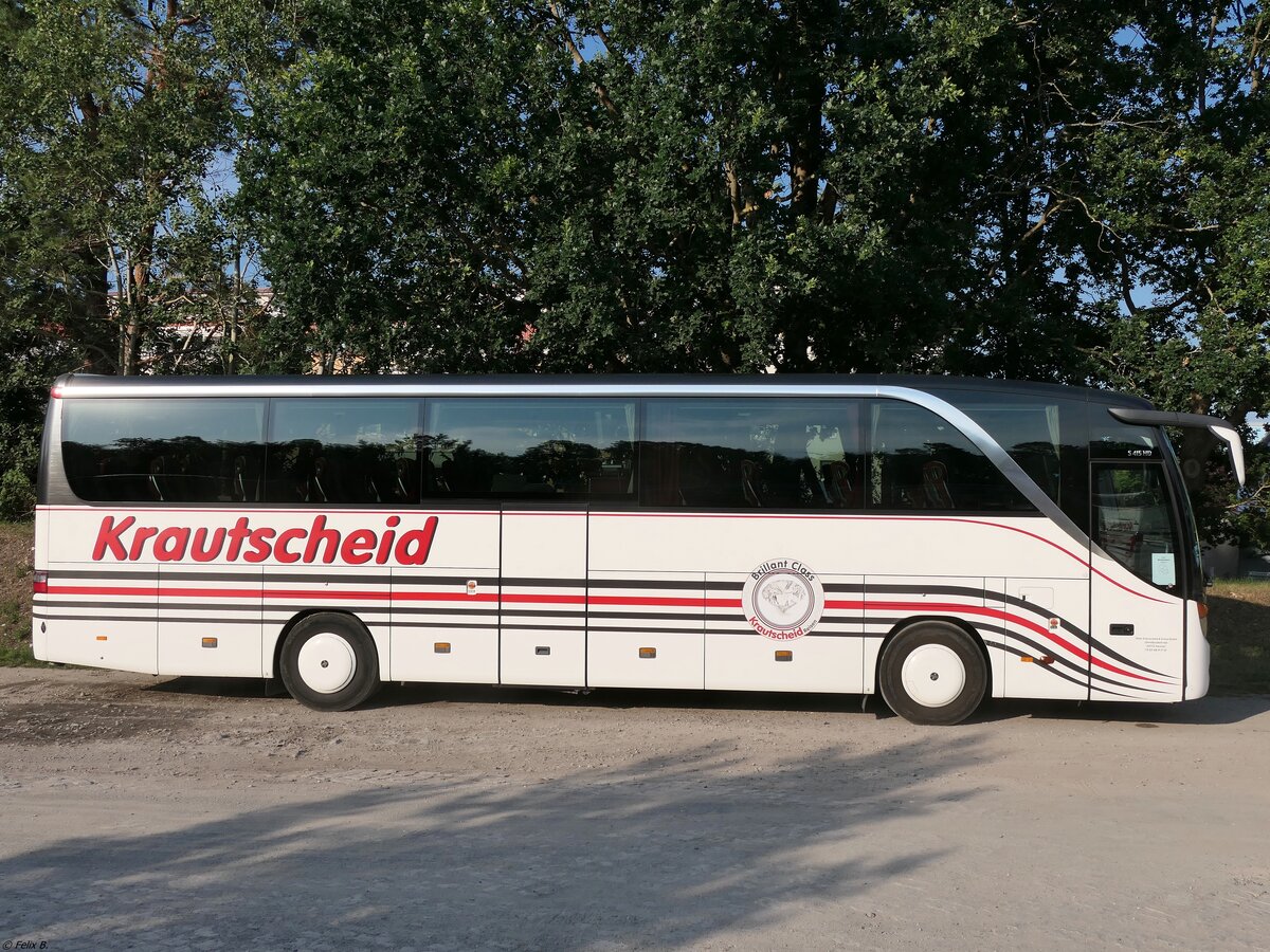 Setra 415 HD von Krautscheid aus Deutschland in Binz. 