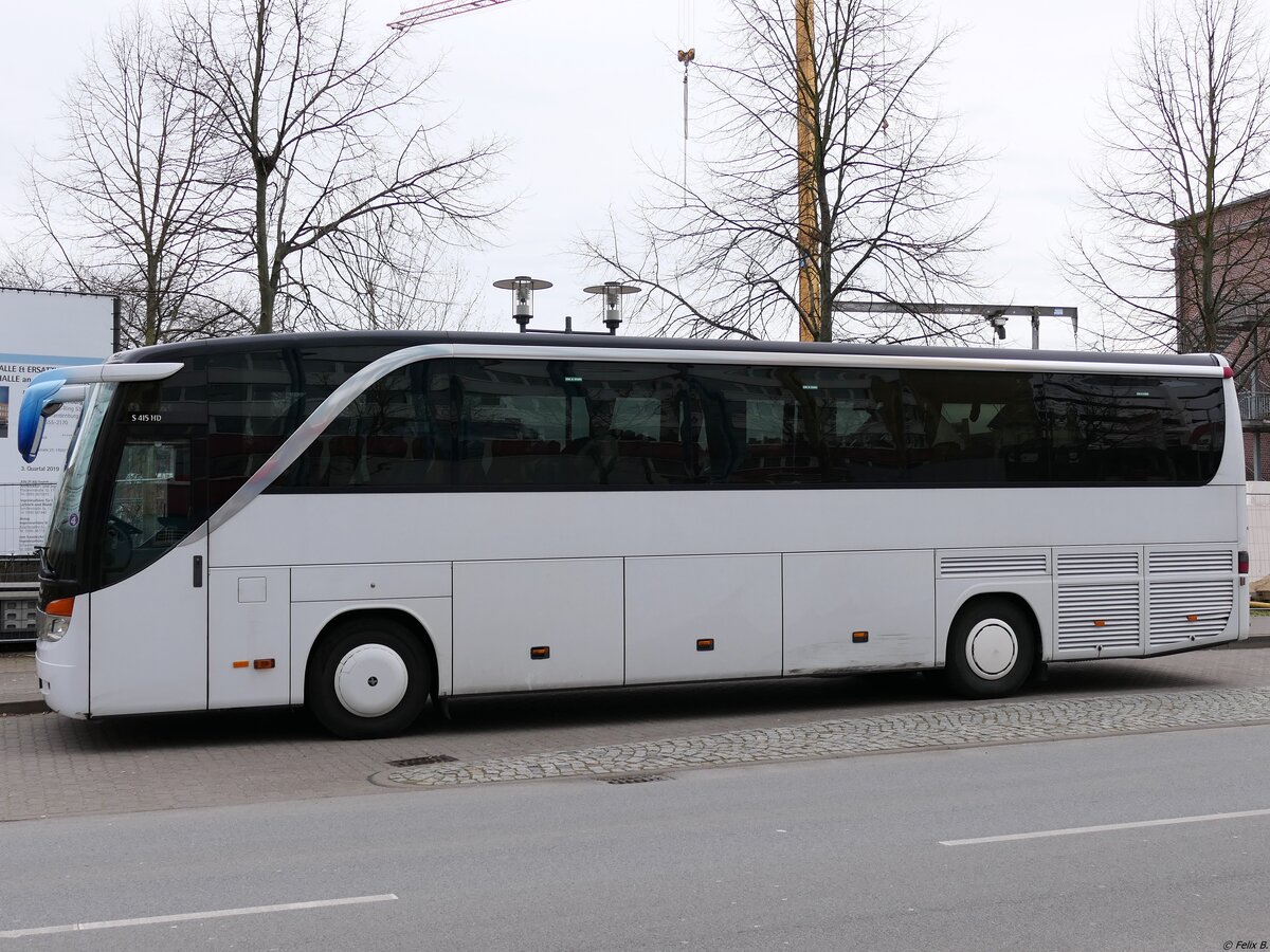 Setra 415 HD von OVK Bustrade & Travelservice aus Deutschland in Neubrandenburg.