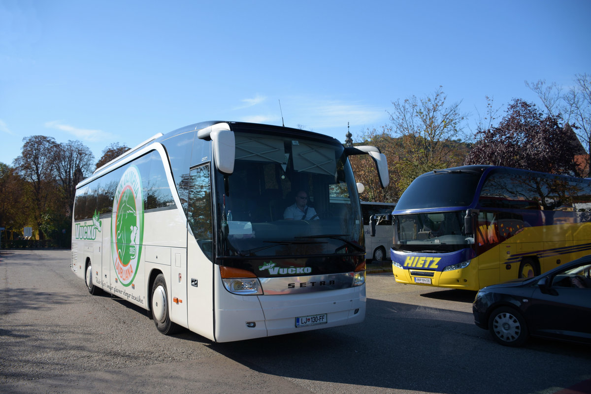 Setra 415 HD von Vucko Reisen aus SLO in Krems.