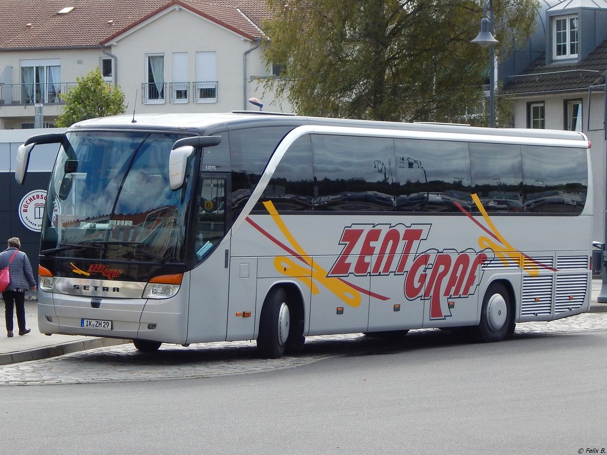 Setra 415 HD von Zentgraf aus Deutschland in Binz.