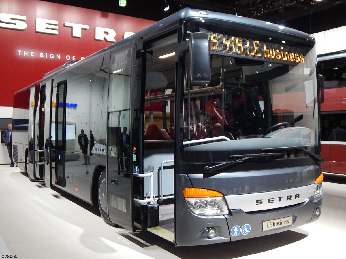 Setra 415 LE Business Vorführwagen in Hannover auf der IAA.