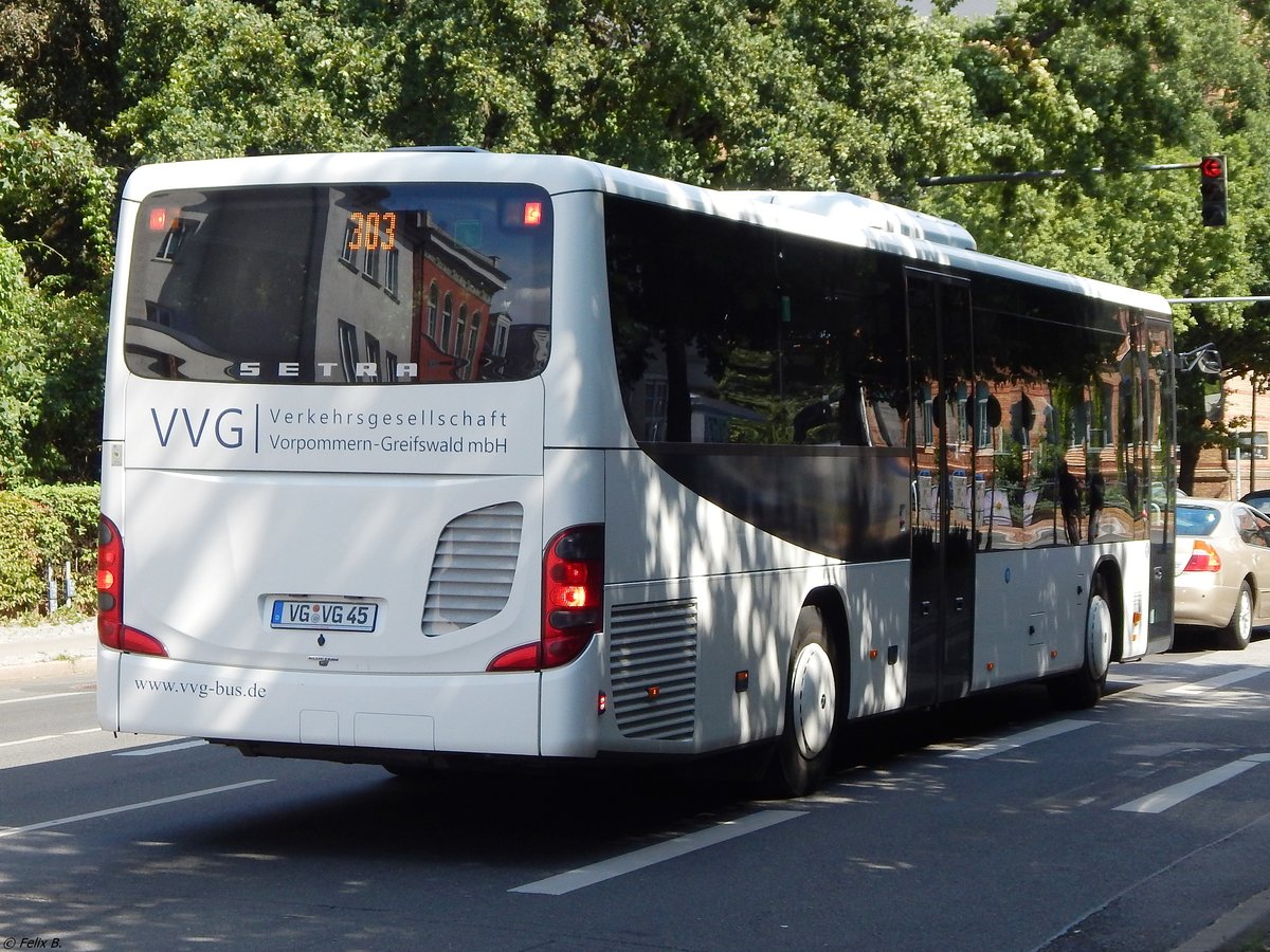 Setra 415 LE Business der VVG in Greifswald.