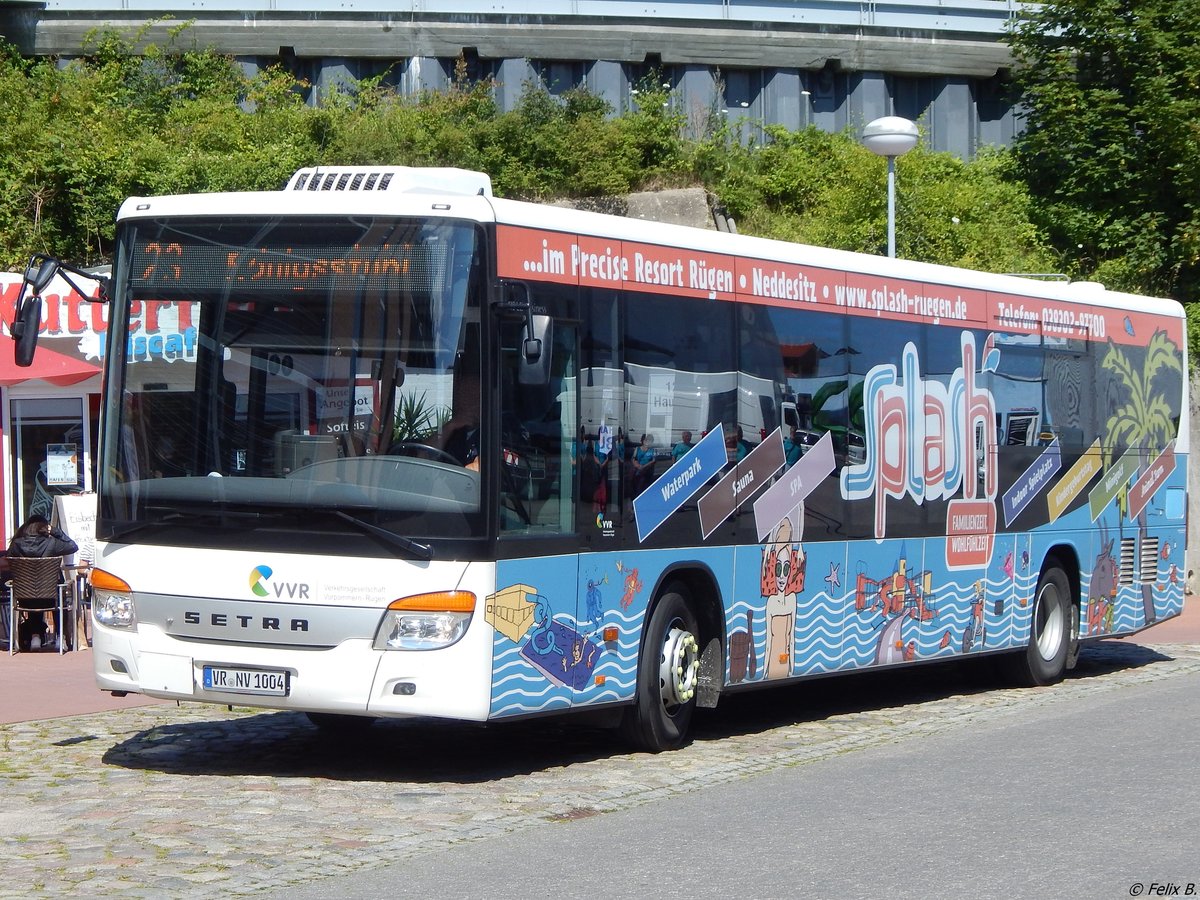 Setra 415 LE Business der VVR im Stadthafen Sassnitz.